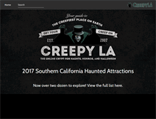Tablet Screenshot of creepyla.com